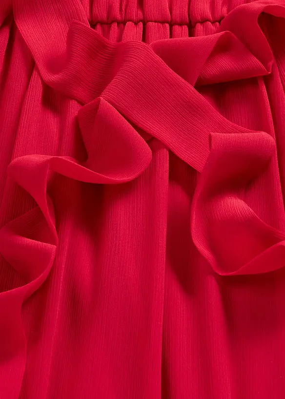 Chiffonkleid mit Schleifendetails, bonprix