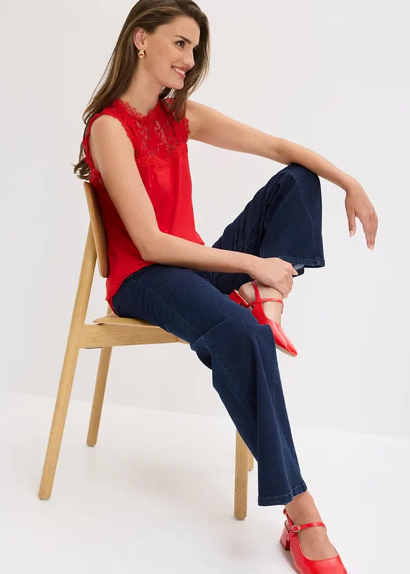 Top doux en viscose extensible, bonprix