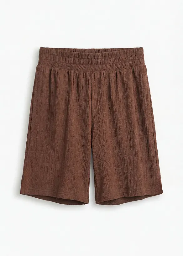 Schlupf-Shorts aus Borkencrepe, bonprix