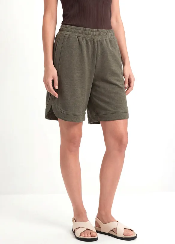 Weite Sweat-Shorts  aus Baumwoll-Mix, bonprix