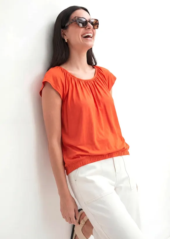 Shirt aus softem Viskose-Mix, bonprix