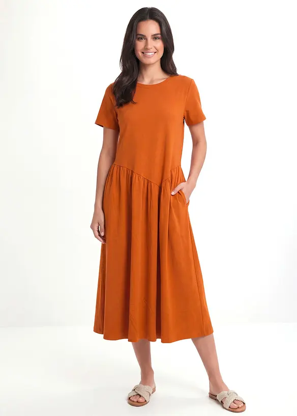 Jersey-Kleid aus reiner Bio-Baumwolle, bonprix