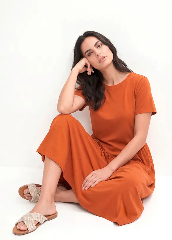 Jersey-Kleid aus reiner Bio-Baumwolle, bonprix