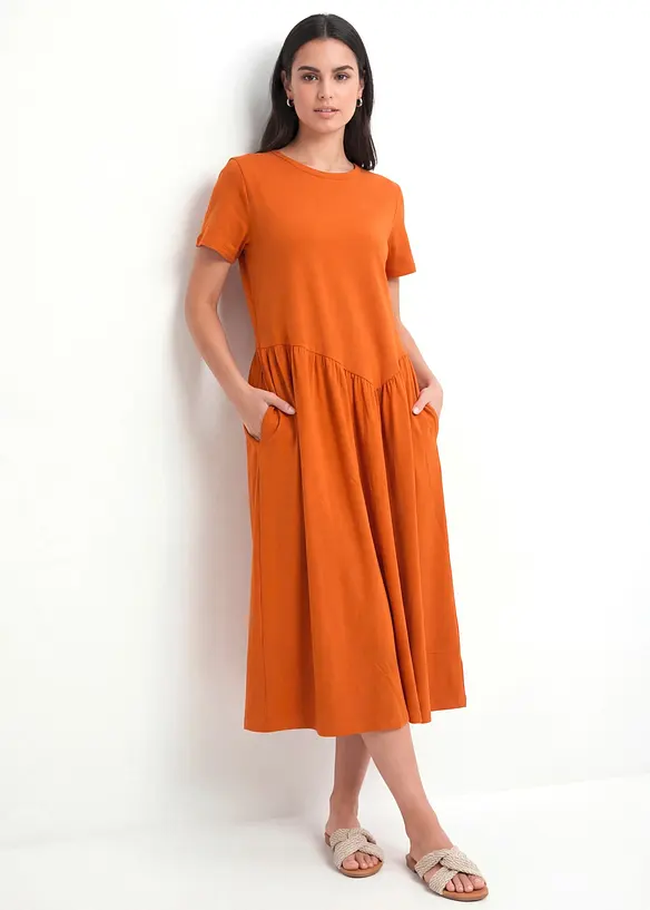 Jersey-Kleid aus reiner Bio-Baumwolle, bonprix