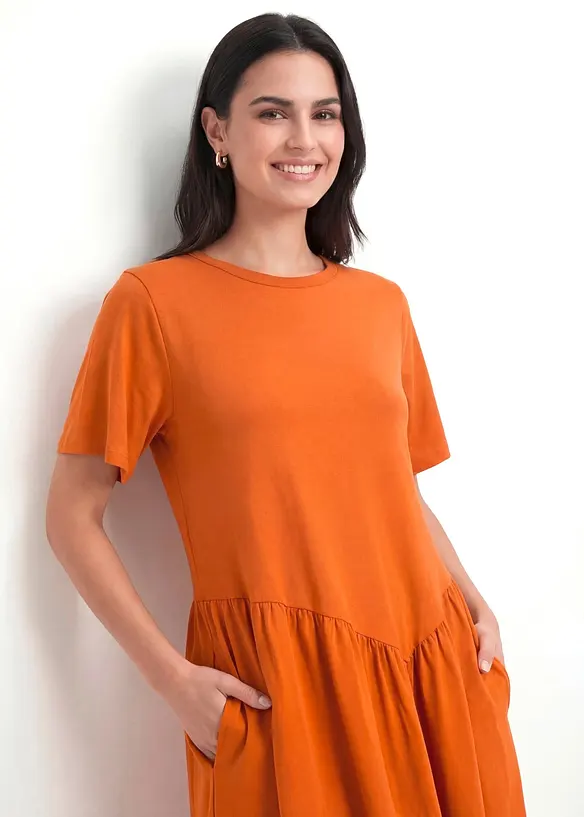 Jersey-Kleid aus reiner Bio-Baumwolle, bonprix
