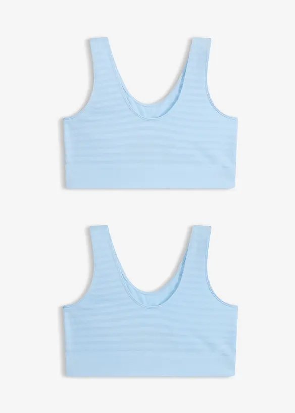 Lot de 2 brassi&egrave;res sans coutures Feel Comfort, bonprix