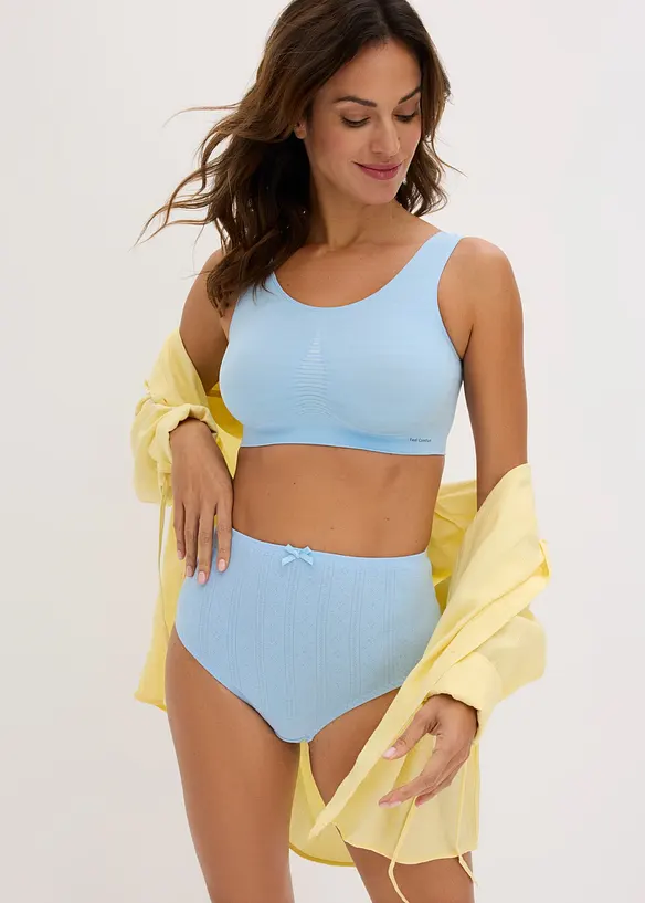 Lot de 2 brassi&egrave;res sans coutures Feel Comfort, bonprix