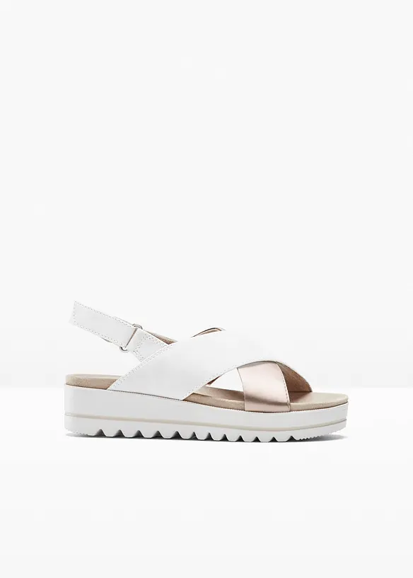 Jana Komfort-Plateau-Sandalen in bequemer Weite, Jana