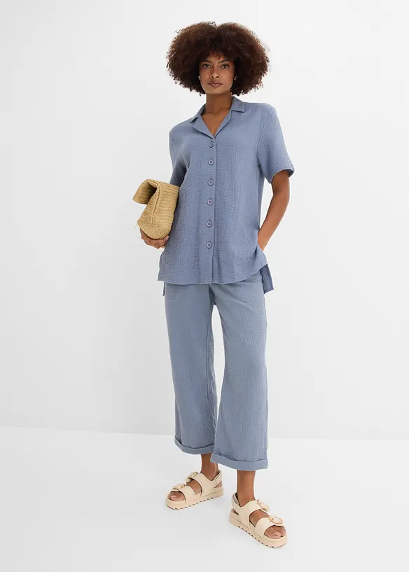 Chemisier en gaze de coton, bonprix