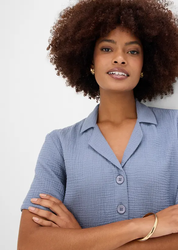 Chemisier en gaze de coton, bonprix