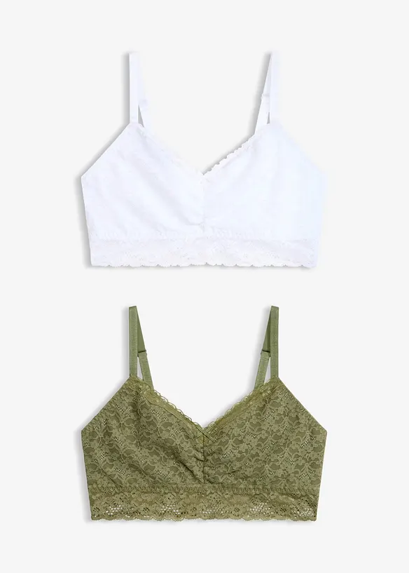 Lot de 2 brassi&egrave;res, bonprix