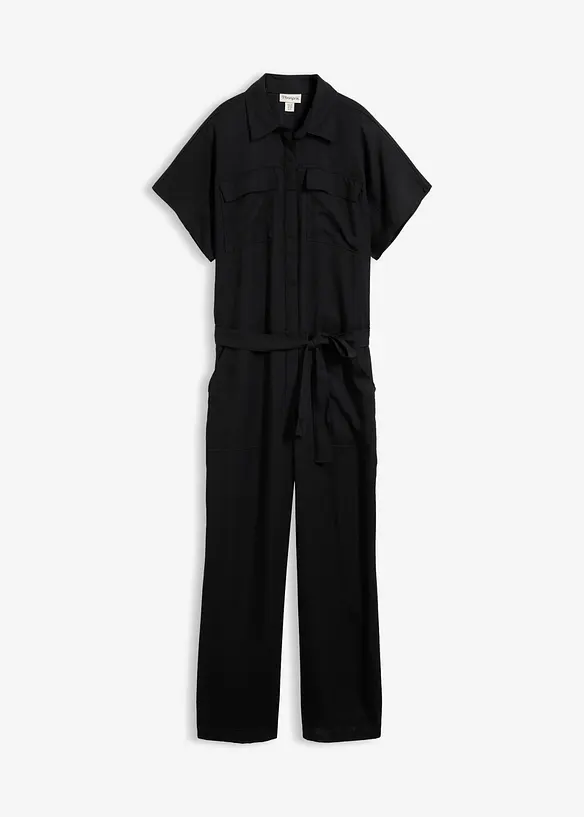 Jumpsuit aus flie&szlig;endem Lyocell, bonprix