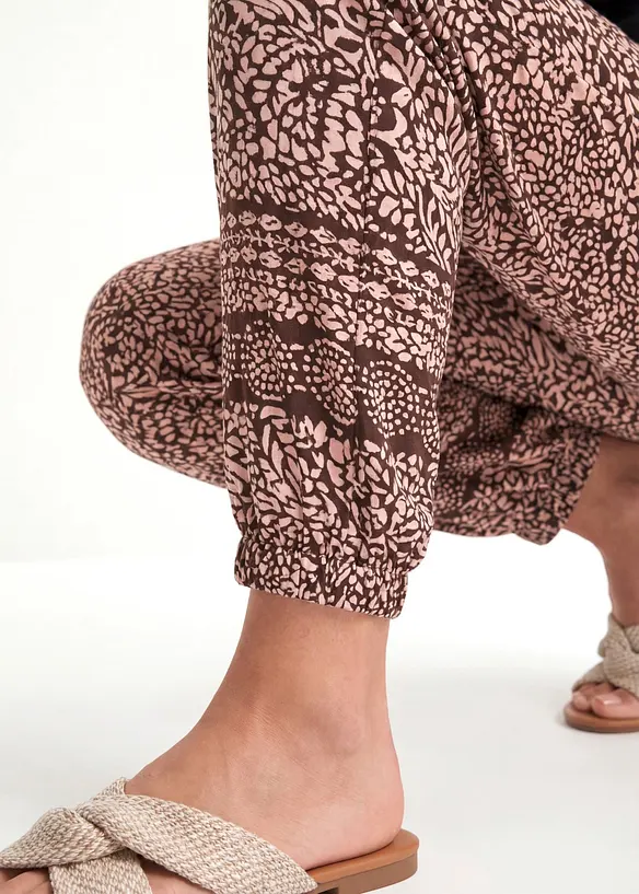 Schlupfhose aus flie&szlig;ender Viskose, bonprix