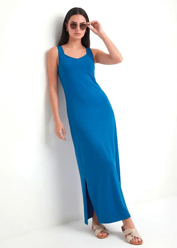 Maxikleid aus Baumwoll- Viskose Mischung, bonprix