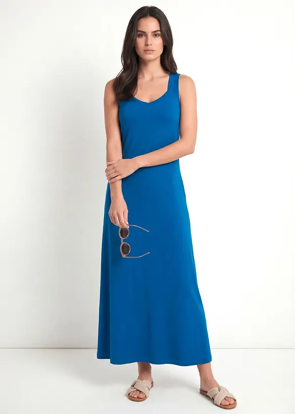 Maxikleid aus Baumwoll- Viskose Mischung, bonprix