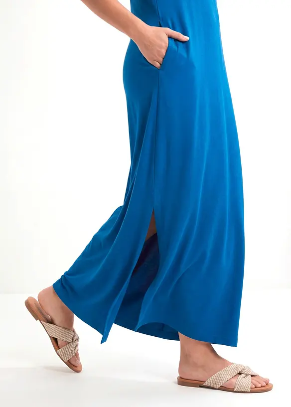 Maxikleid aus Baumwoll- Viskose Mischung, bonprix