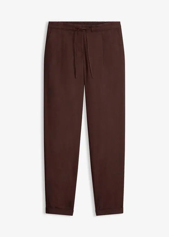 Pantalon en lin m&eacute;lang&eacute;, bonprix
