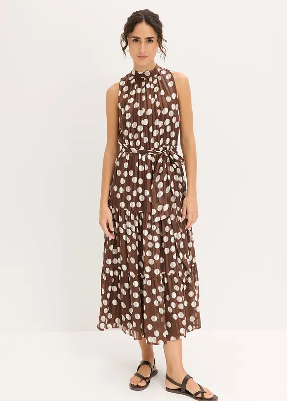 Chiffonkleid mit Glitzer, bonprix