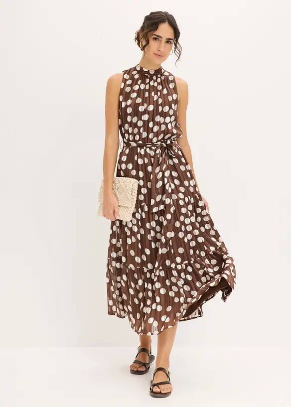 Chiffonkleid mit Glitzer, bonprix