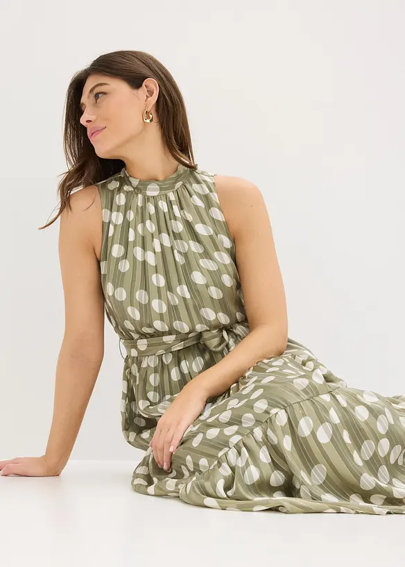 Robe en mousseline avec fil brillant, bonprix