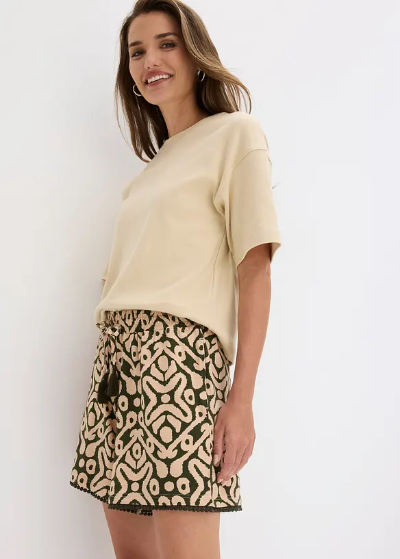 Short en jersey viscose doux, bonprix