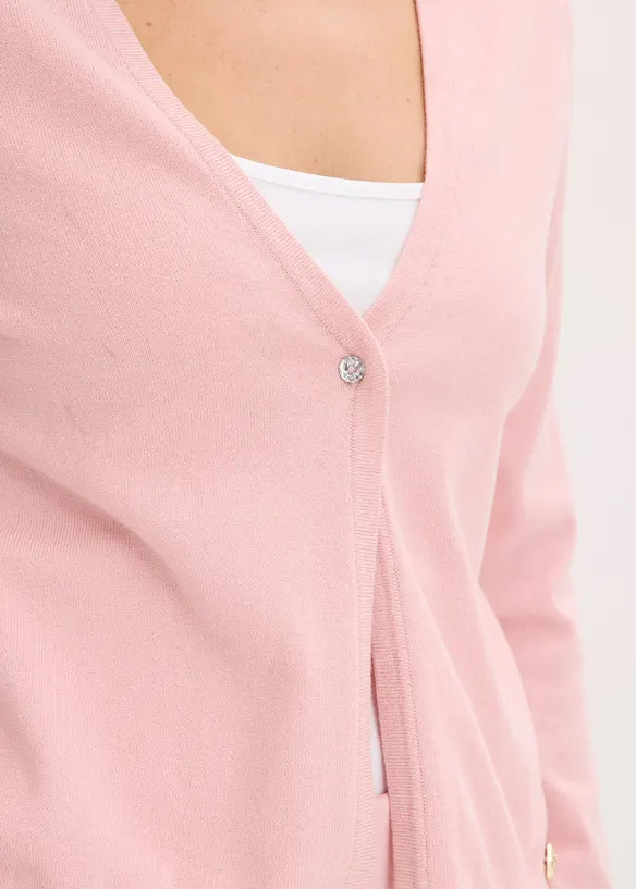 Gilet simple en fine maille, bonprix