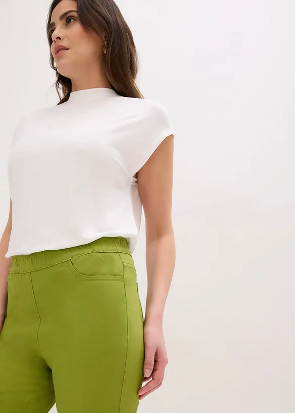 Pantalon 7/8 &agrave; taille &eacute;lastiqu&eacute;e, bonprix