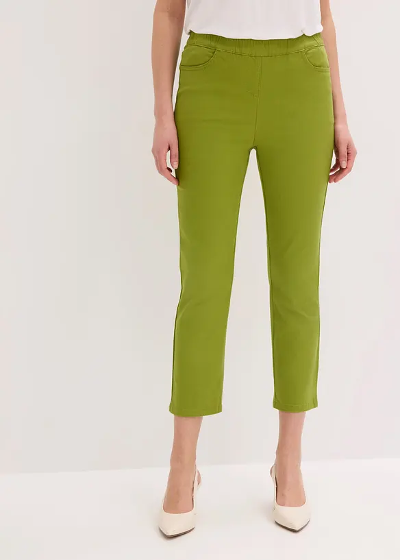 Pantalon 7/8 &agrave; taille &eacute;lastiqu&eacute;e, bonprix