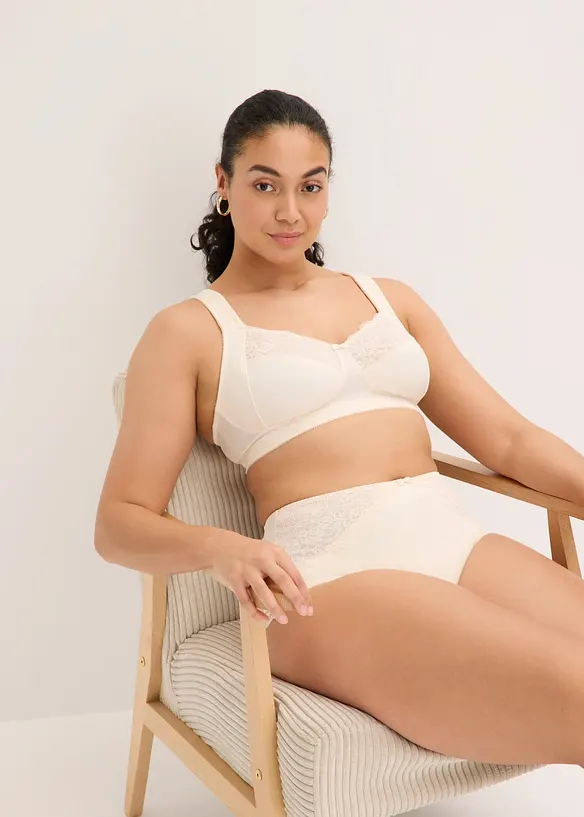 Entlastungs-BH ohne B&uuml;gel mit gepolsterten Tr&auml;gern, bonprix