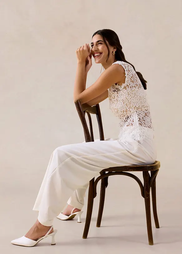 Top en dentelle, bonprix