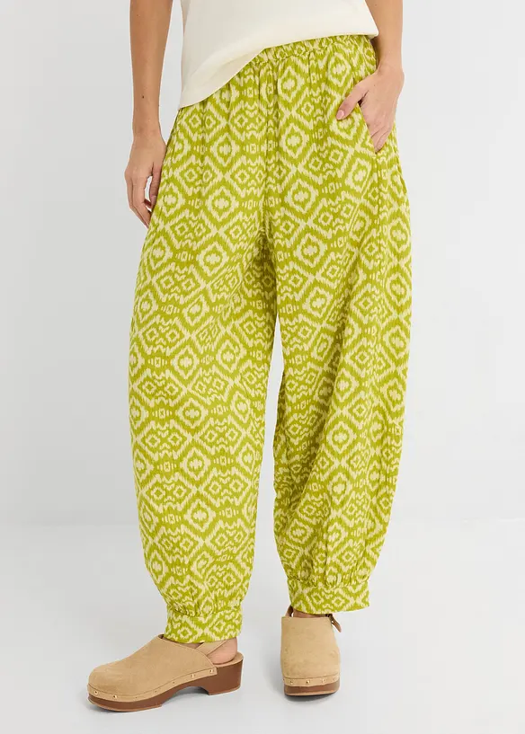 Haremshose aus reiner Baumwolle, bonprix