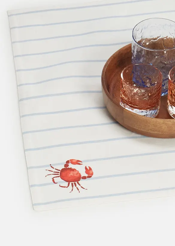 Lot de 2 sets de table en coton, bonprix