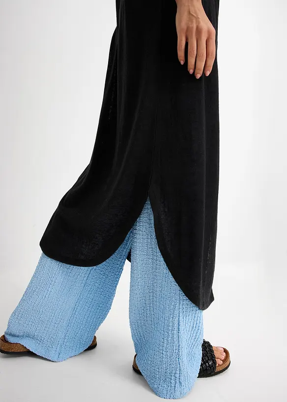 Strickmantel in Leinen-Optik, bonprix