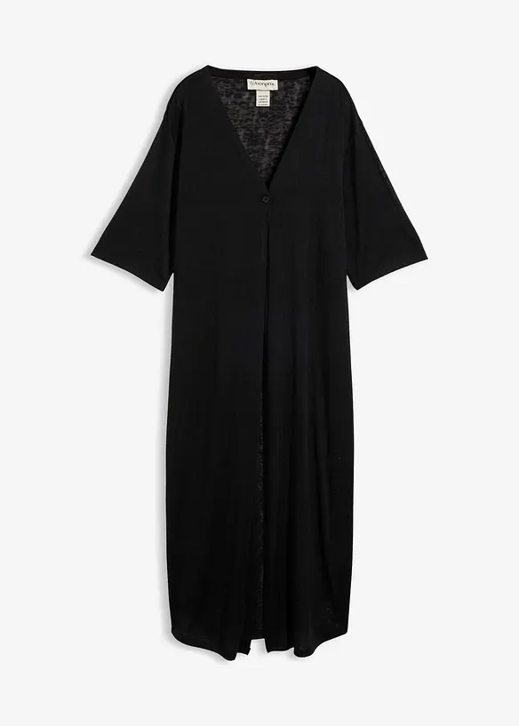 Strickmantel in Leinen-Optik, bonprix