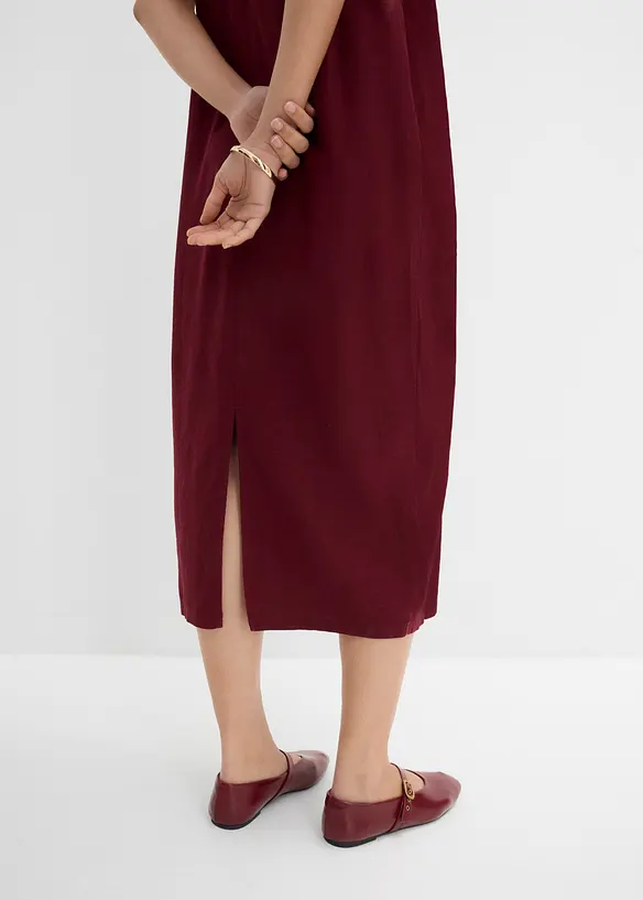 Robe longue avec poches lat&eacute;rales, bonprix