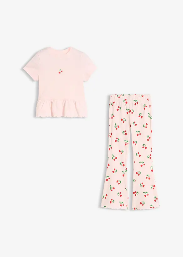 Shirt und ausgestellte Leggings (2-tlg.Set), bonprix
