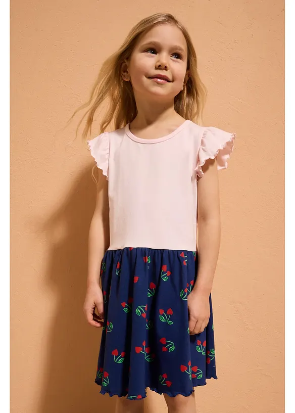 Jerseykleid aus reiner Bio-Baumwolle, bonprix