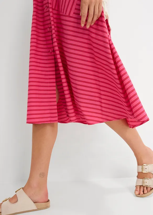 Jupe midi 100% coton, bonprix