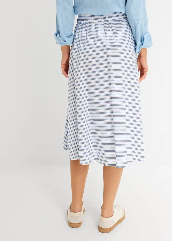 Jupe midi 100% coton, bonprix