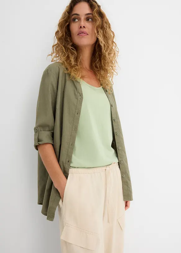 Pantalon style utility raccourci, bonprix