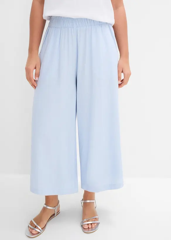 Palazzo-Hose aus Leinenmix, bonprix
