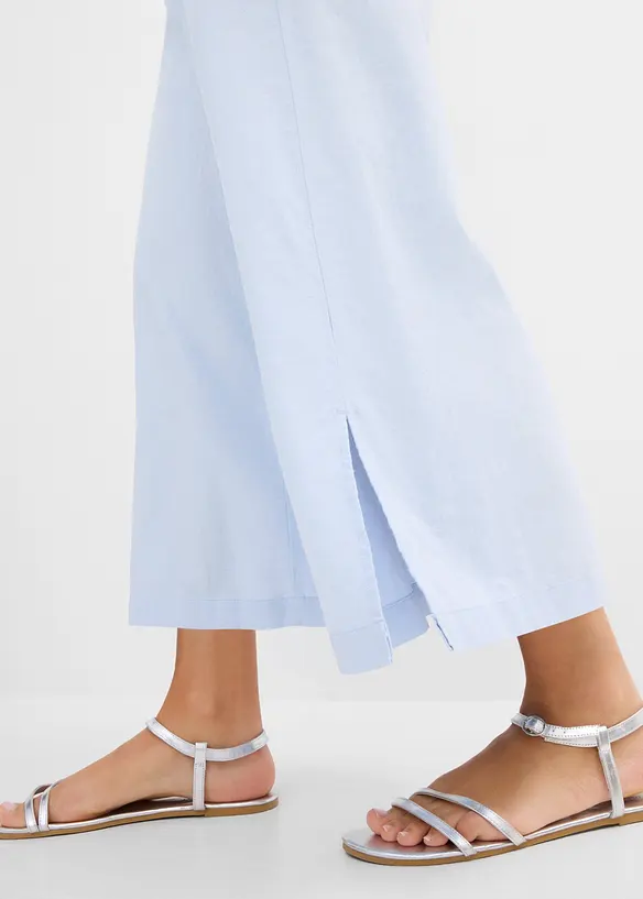 Palazzo-Hose aus Leinenmix, bonprix