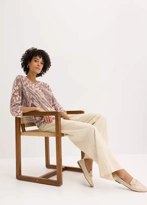 Pull  &agrave; manches chauve-souris, bonprix