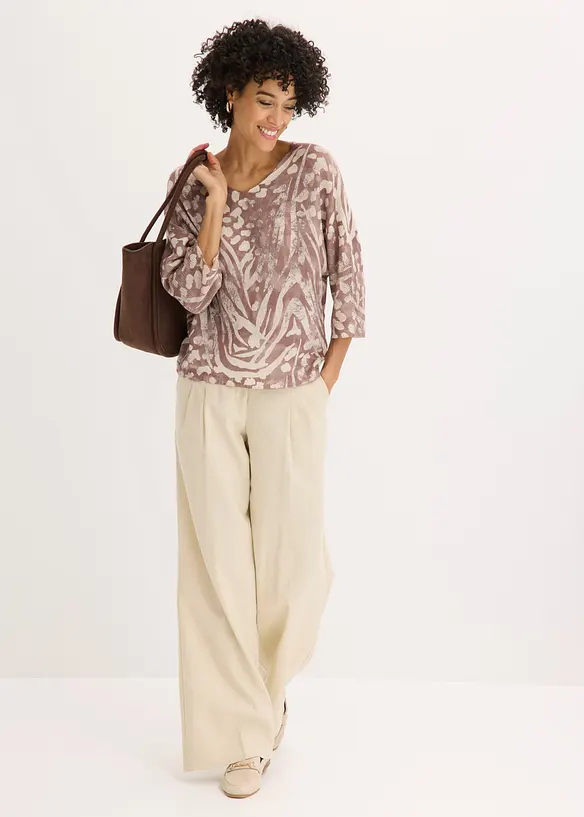 Pull  &agrave; manches chauve-souris, bonprix