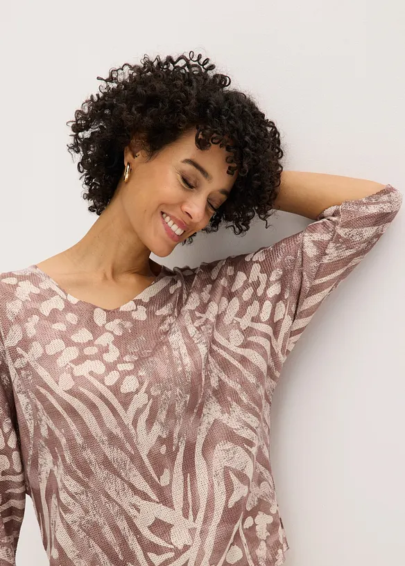 Pull  &agrave; manches chauve-souris, bonprix