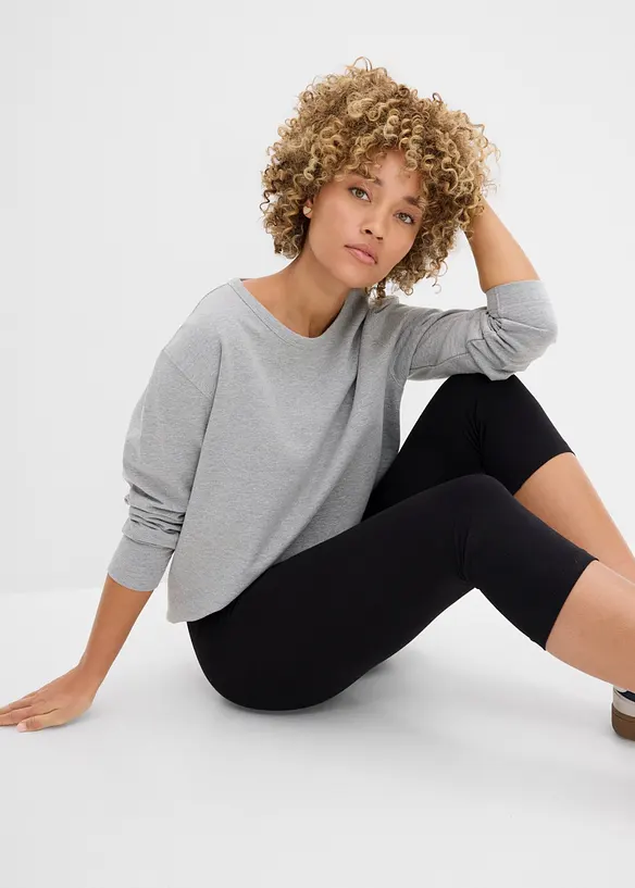 Sweatshirt aus reiner Bio-Baumwolle, bonprix