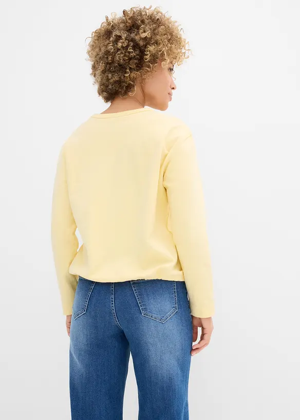 Sweatshirt aus reiner Bio-Baumwolle, bonprix