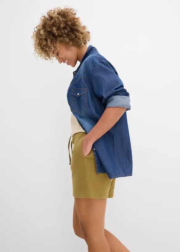 Sweat-Shorts aus reiner Bio-Baumwolle, bonprix