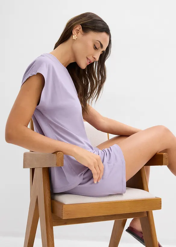 Shirt und Shorts aus softem Viskose-Mix (2-tlg.Set), bonprix