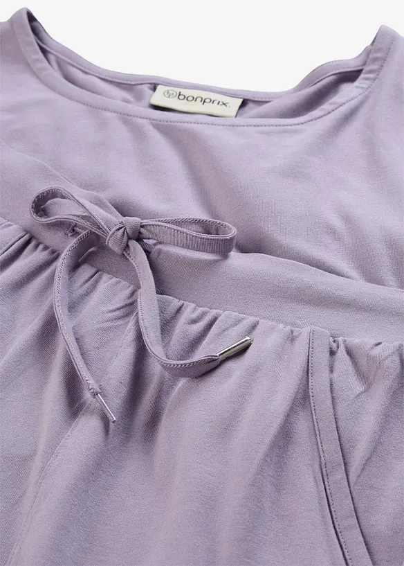 Shirt und Shorts aus softem Viskose-Mix (2-tlg.Set), bonprix